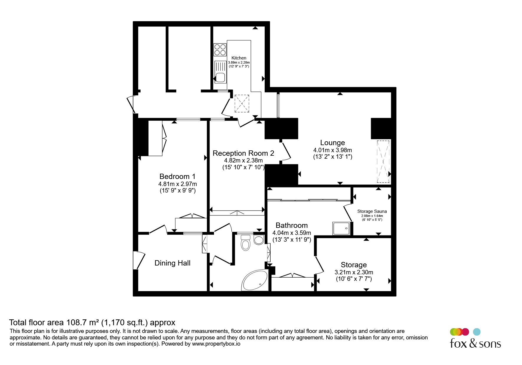 Flat 12, Collingwood House, 127, Marine Parade, Brighton floorplan