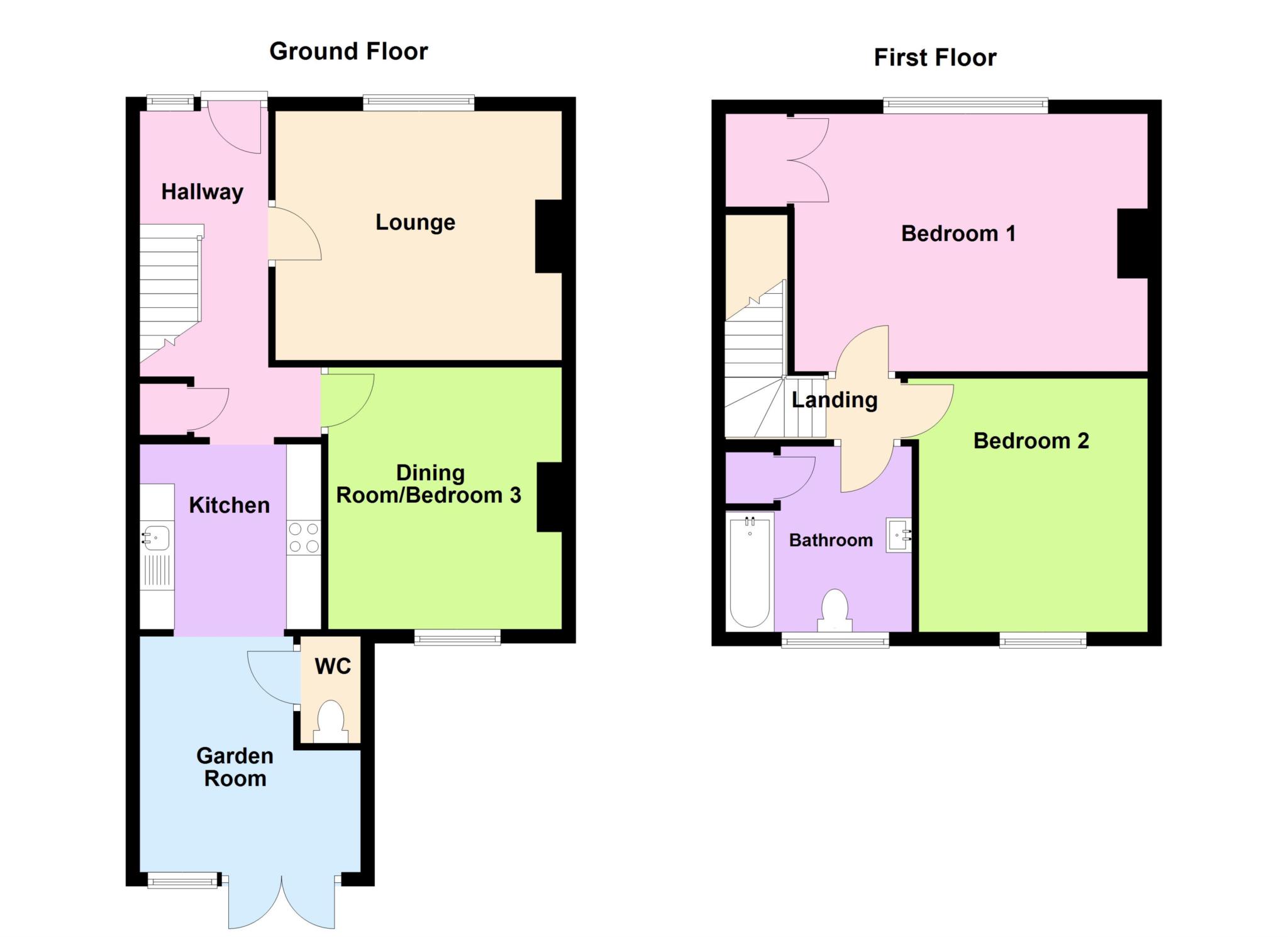 76, Uphill Way, Weston-super-Mare floorplan