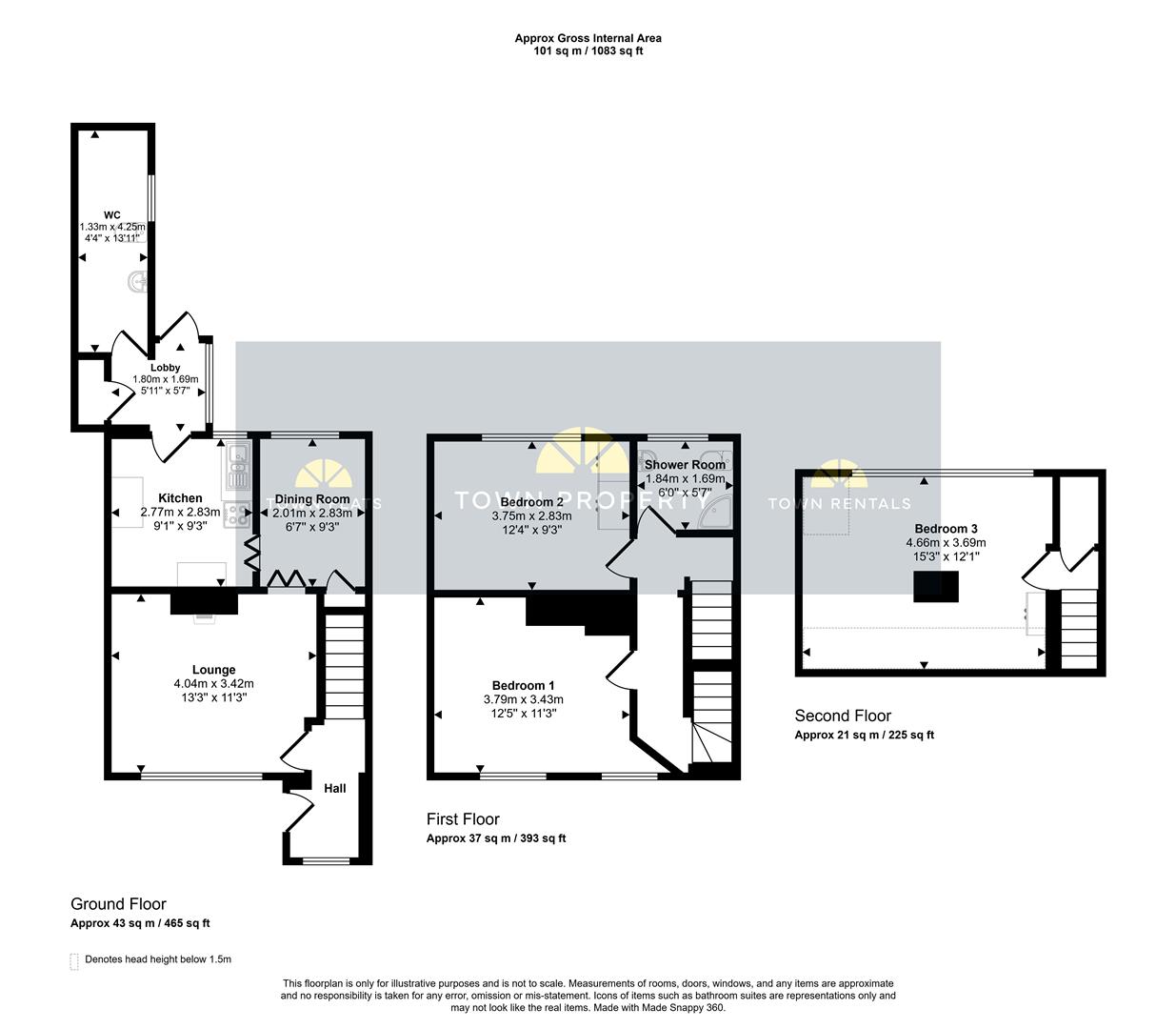 246, Brodrick Road, Eastbourne floorplan