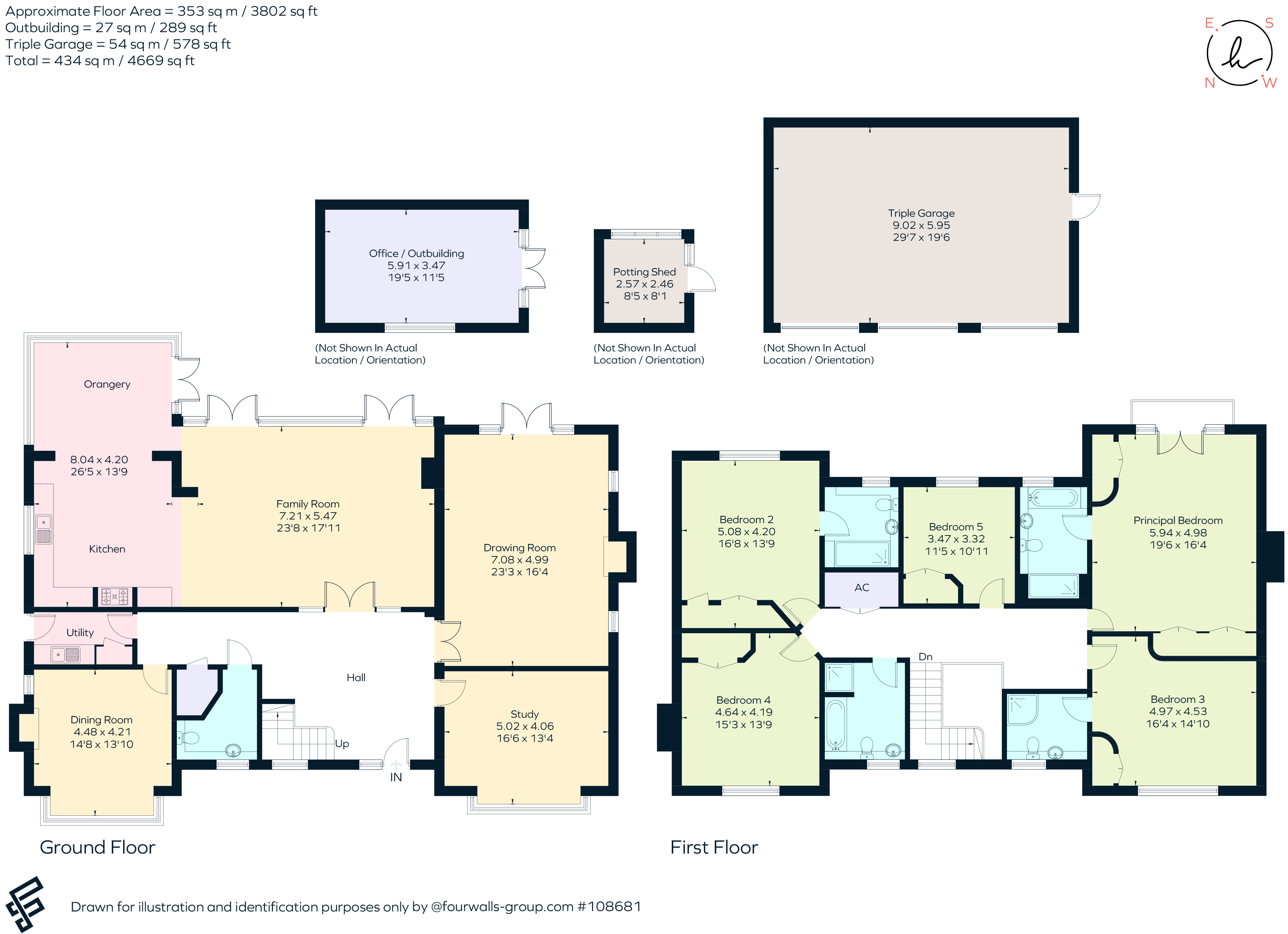 1, Parklands Close, Lower Bourne, Farnham floorplan