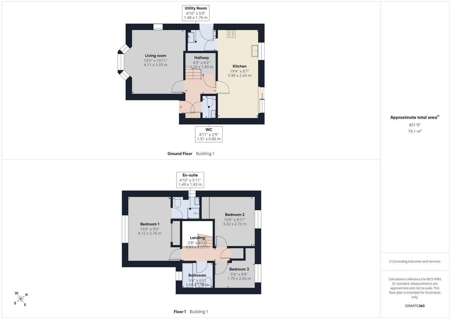 17, Northbourne Drive, Nuneaton floorplan