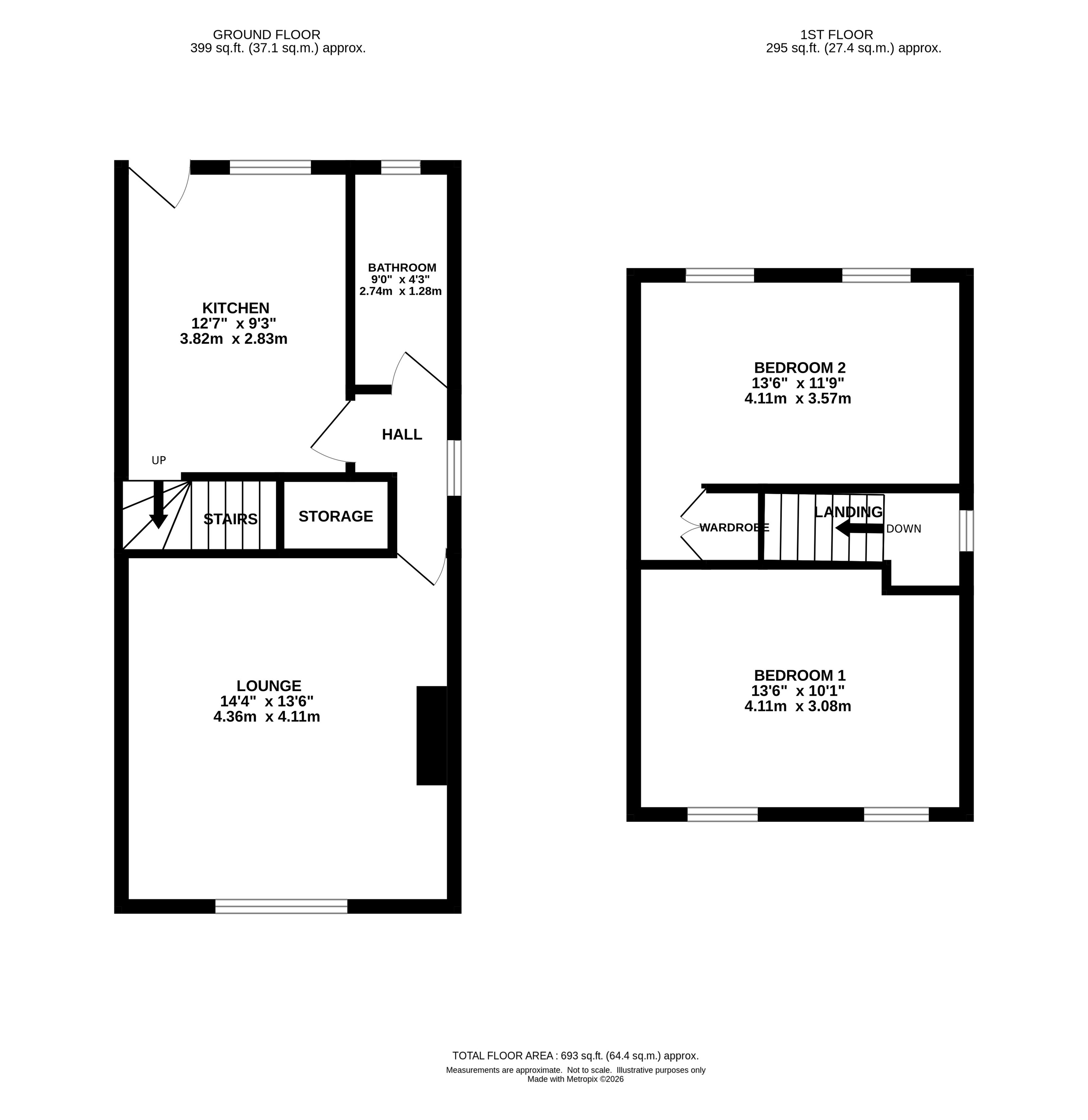 26a Town Street, Marple Bridge, Stockport floorplan