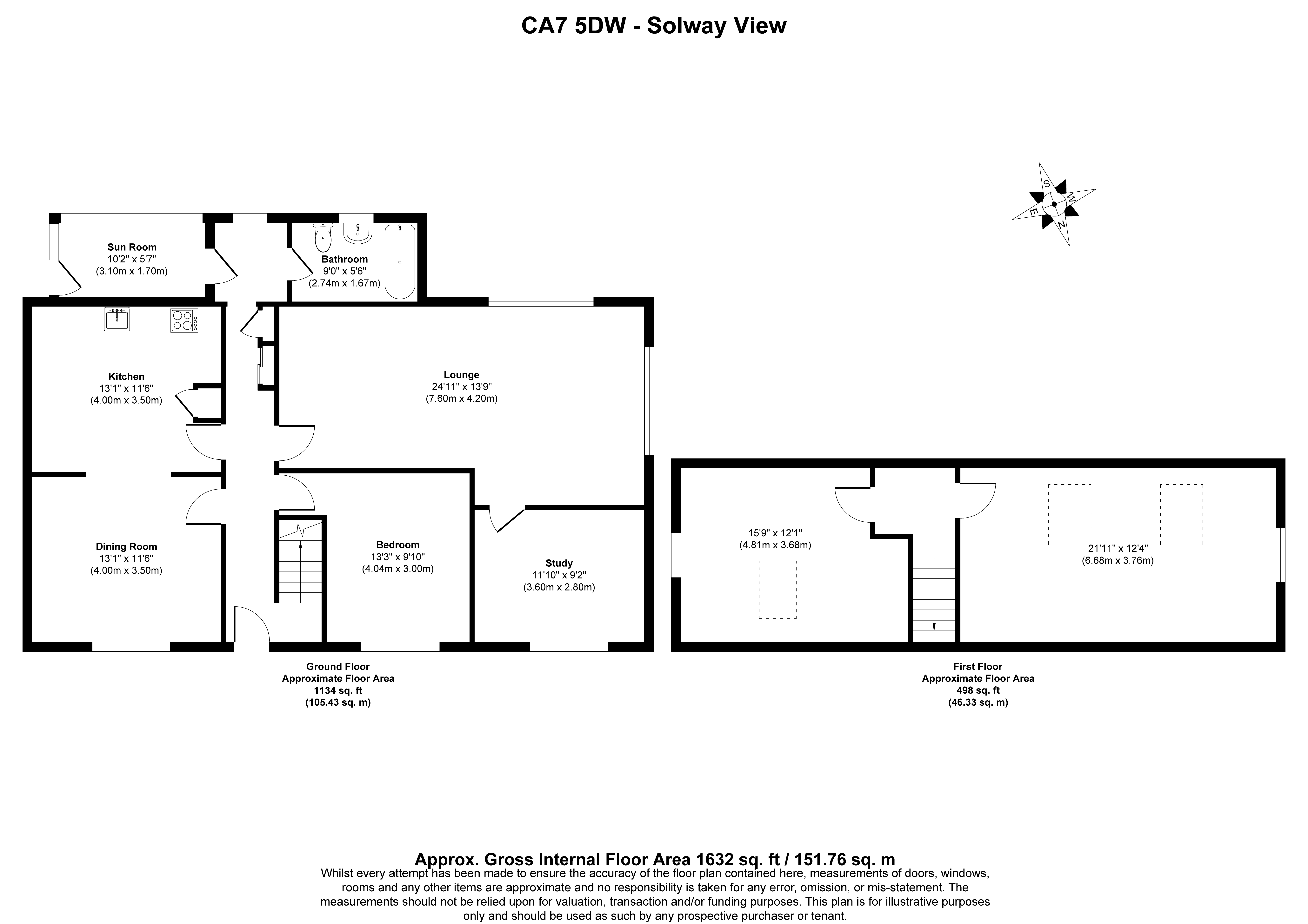 Enness House,, Drumburgh, Cumbria floorplan