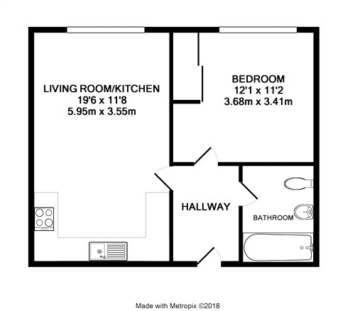 1 Bedrooms Flat to rent in Hewitt, 40 Alfred Street, Reading, Berkshire RG1