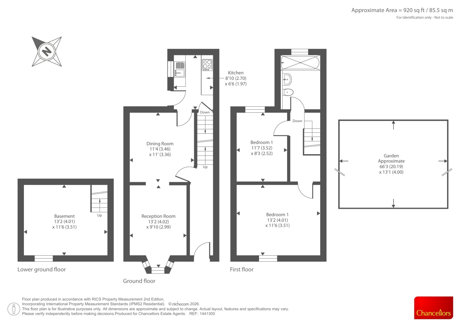 20, Princes Street, Oxford floorplan