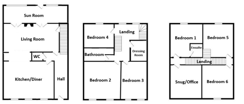 The Old School Rooms,13, Church Street, Alfreton floorplan
