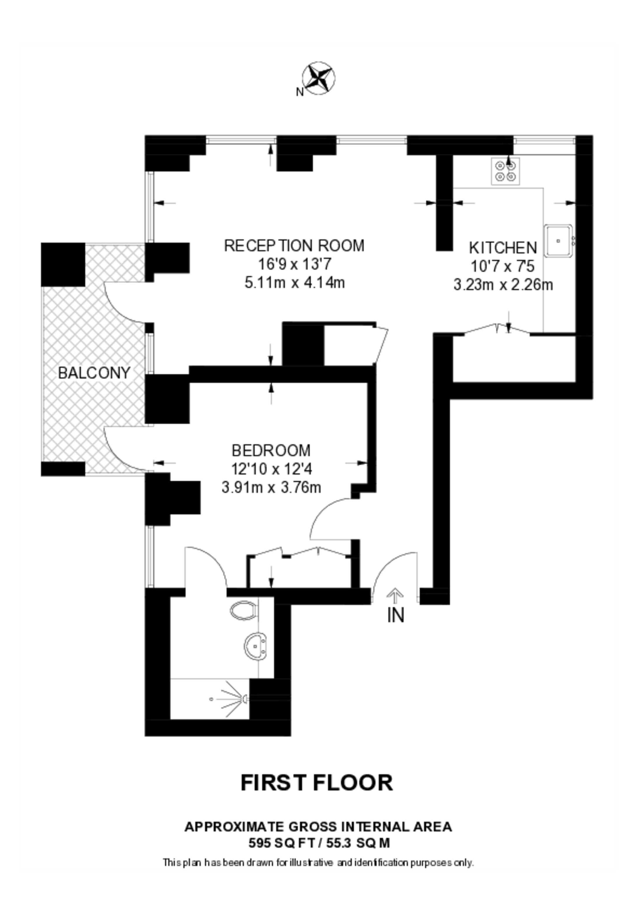 Bouchon Point, 7 Cendal Crescent , E1, Whitechapel floorplan