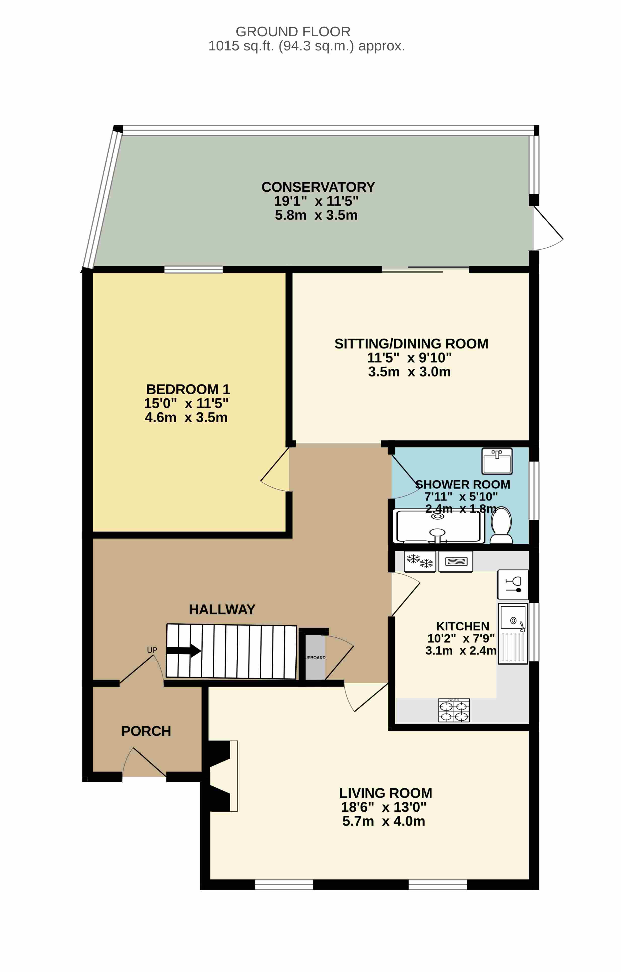 79, Willingdon Park Drive, Eastbourne floorplan