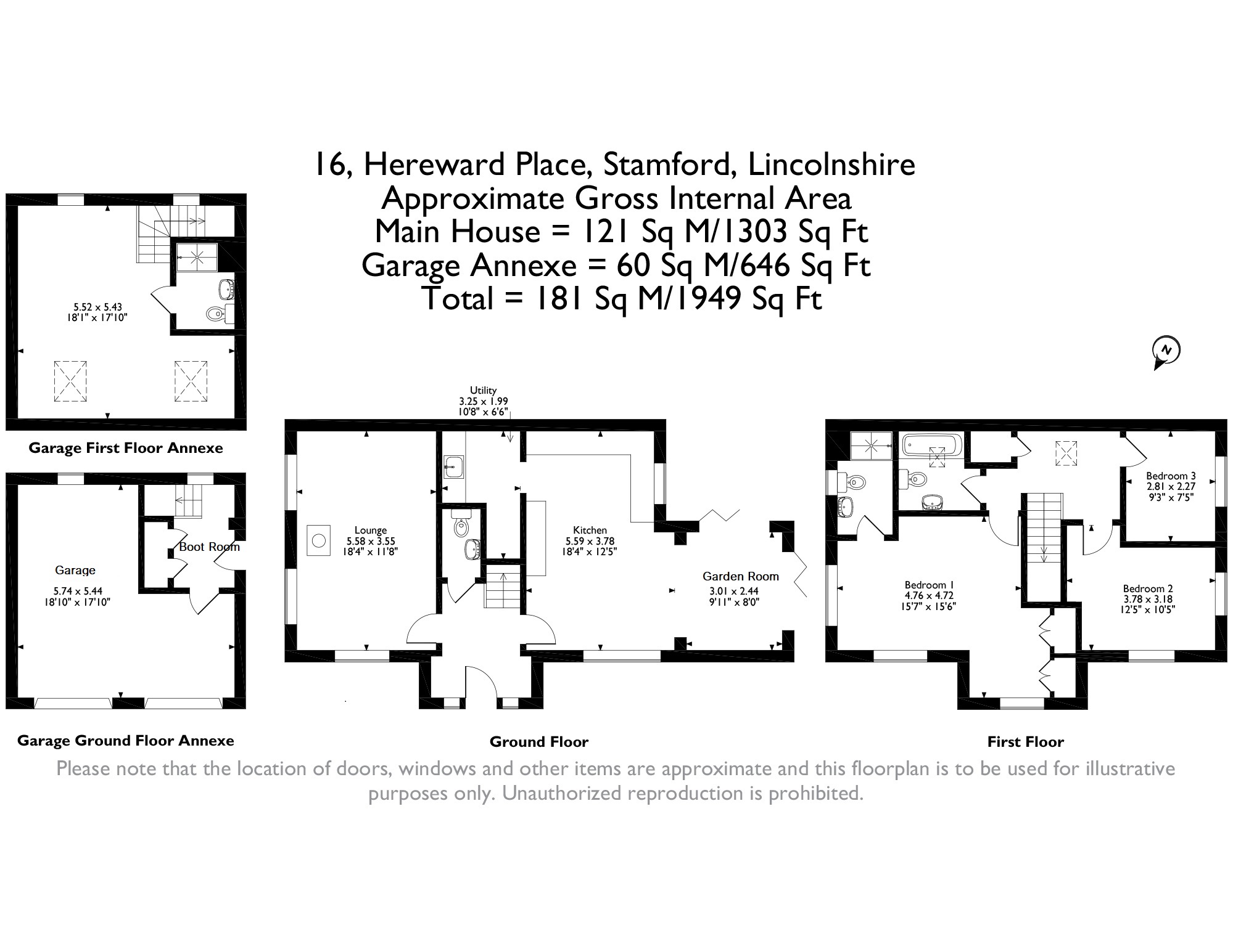 16, Hereward Place, Stamford floorplan