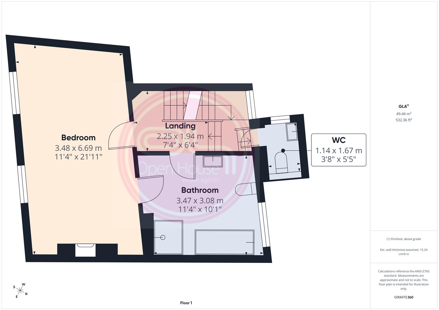 27, South Street, Ashby-De-La-Zouch floorplan