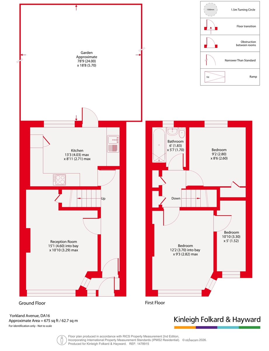 215, Yorkland Avenue, Welling floorplan