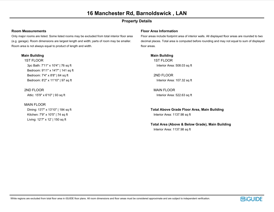 16, Manchester Road, Lancashire floorplan