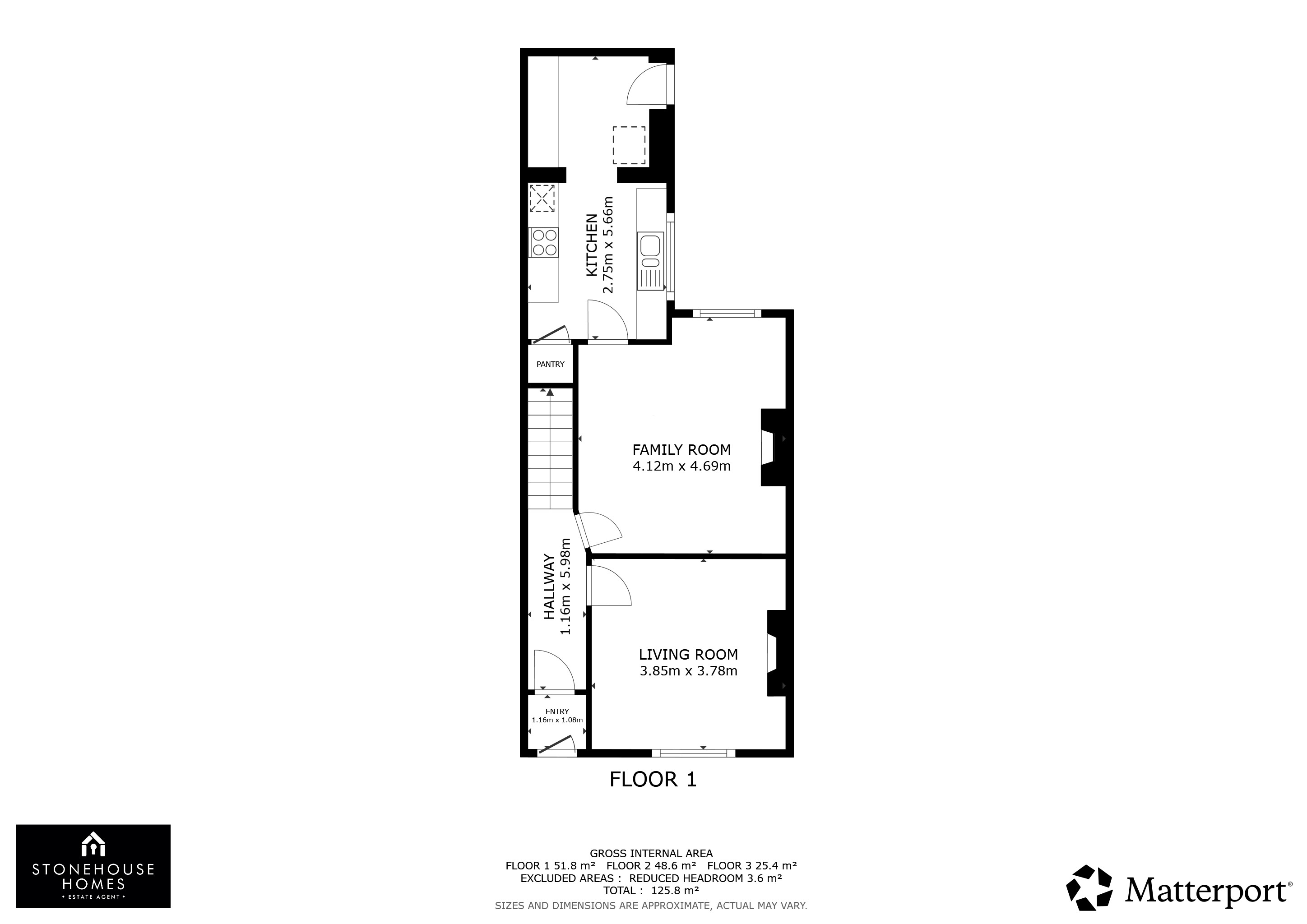298, Higher Walton Road, Preston floorplan