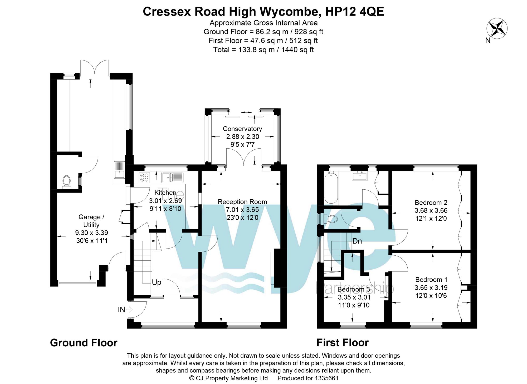 273 Cressex Road, High Wycombe floorplan