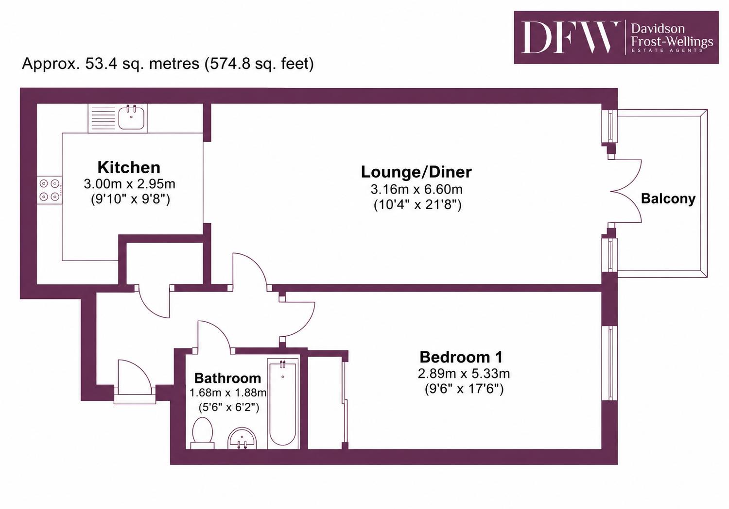 Old Watford Road, St. Albans floorplan