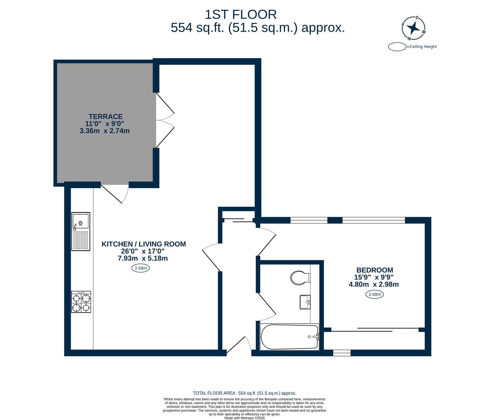 Mill Lane, London floorplan