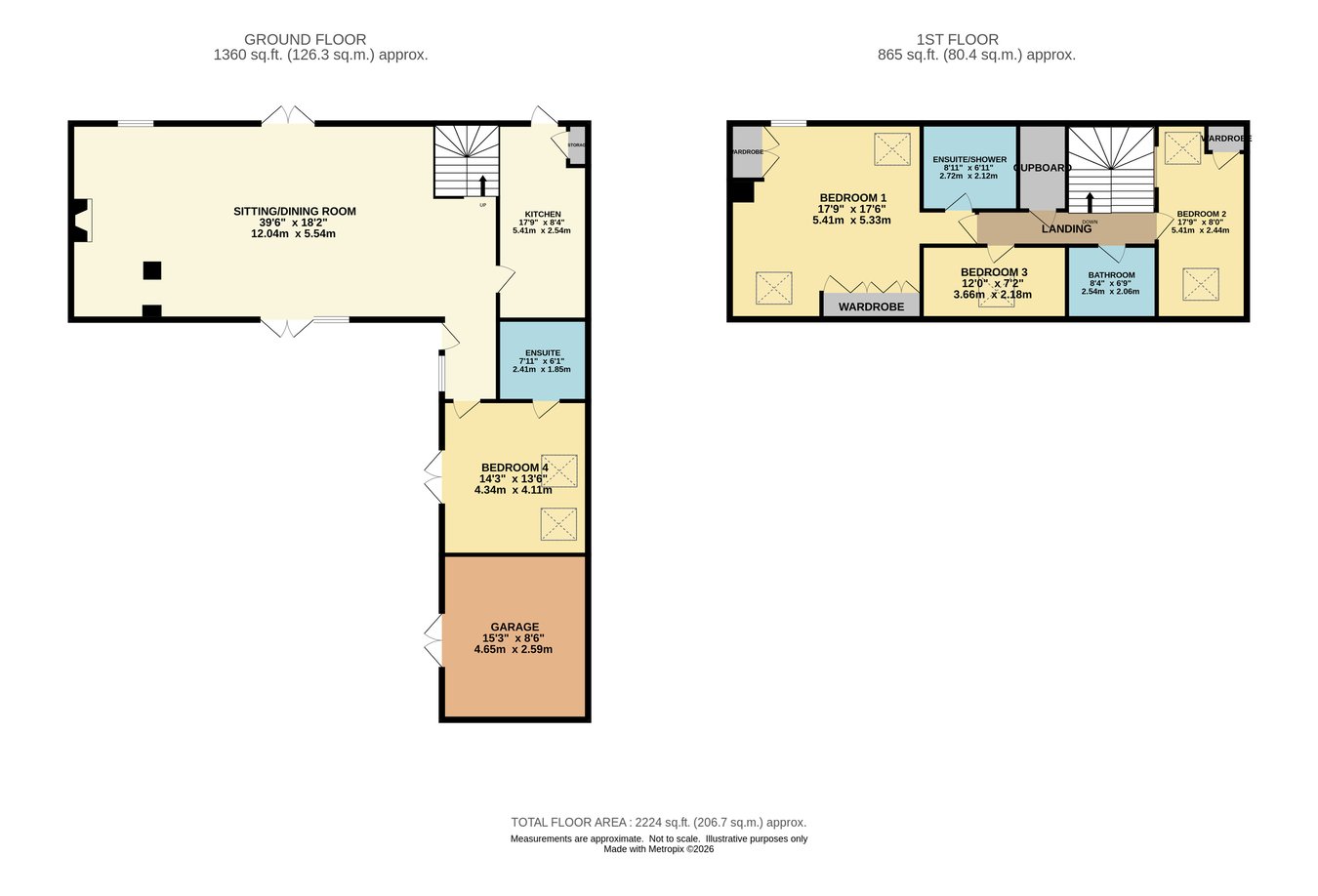 4 The Courtyard, Holt Green, Wimborne floorplan