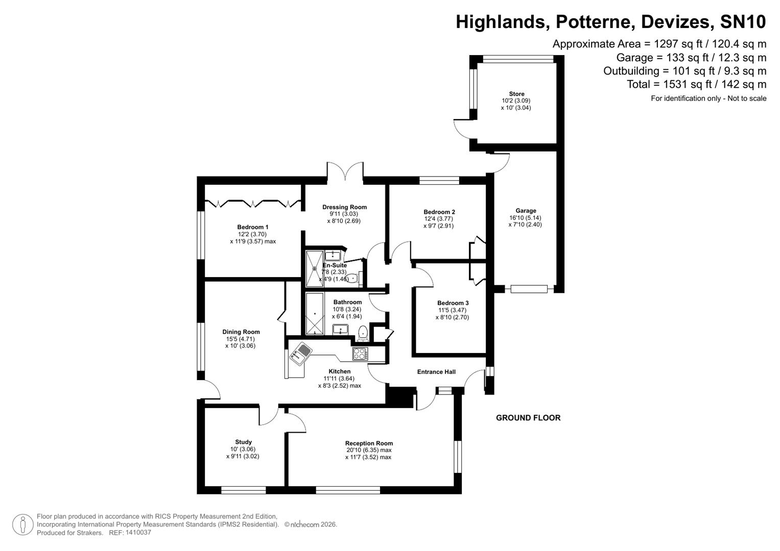 11, Highlands, Potterne floorplan