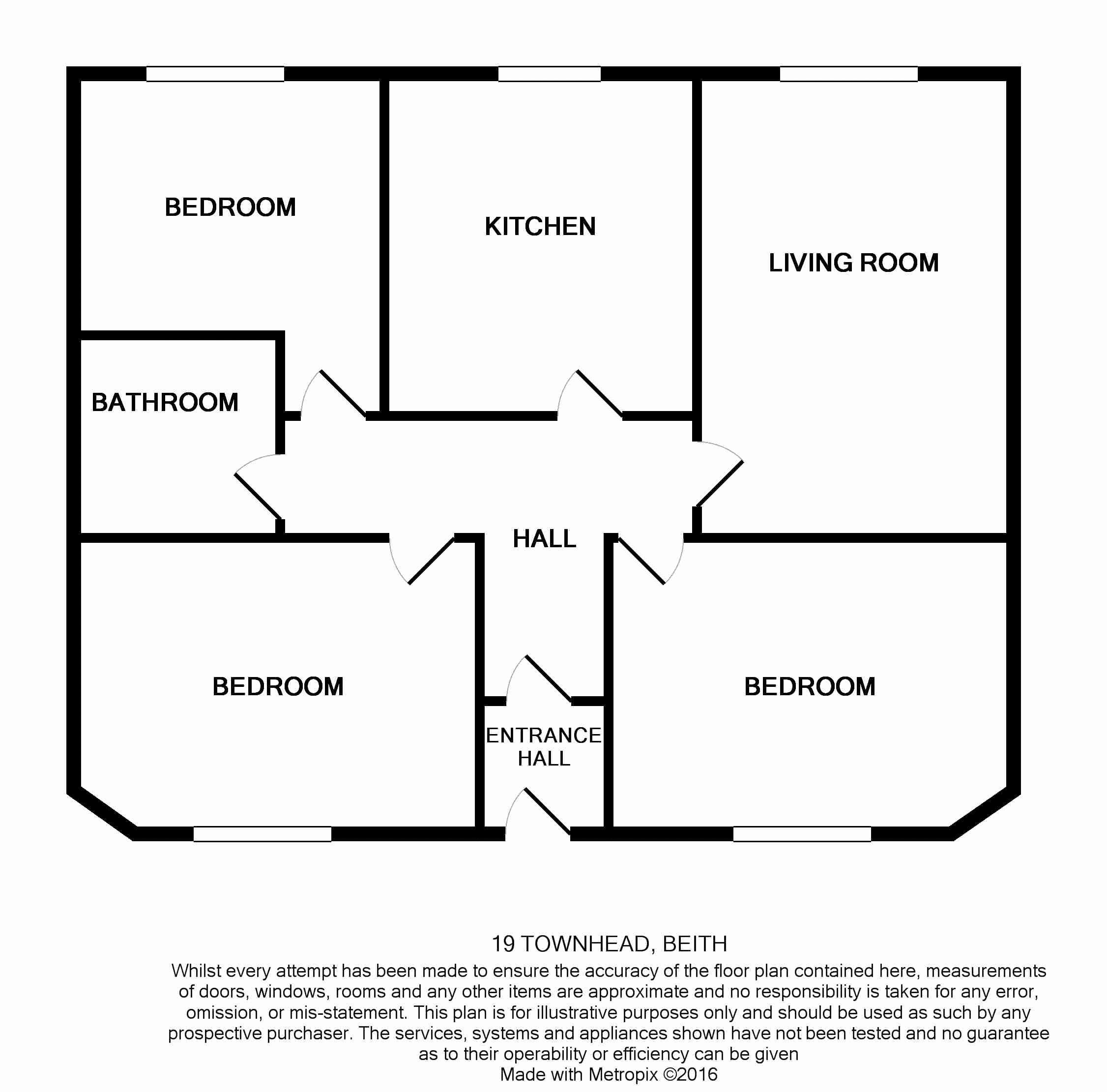 3 Bedrooms Flat for sale in Townhead, Beith KA15