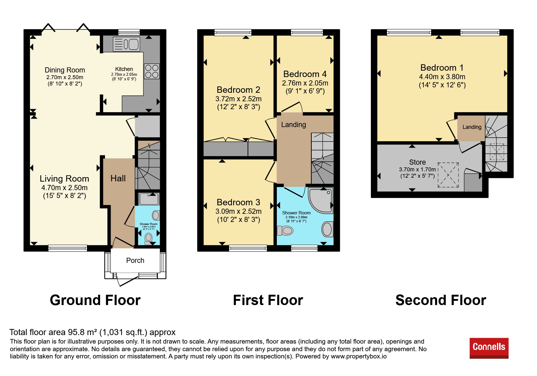 16, Westfield Road, Harpenden floorplan