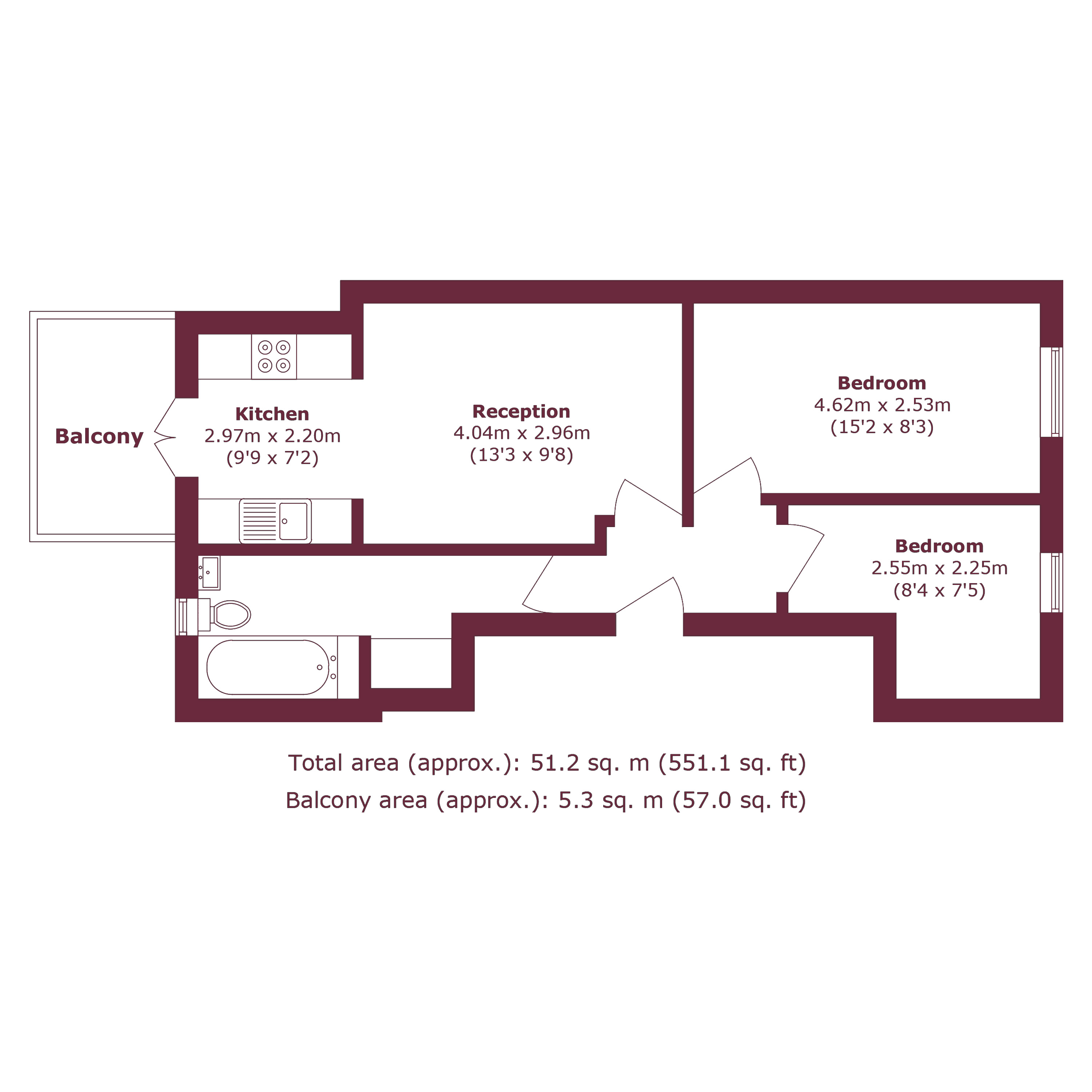18A, Median Road, London floorplan