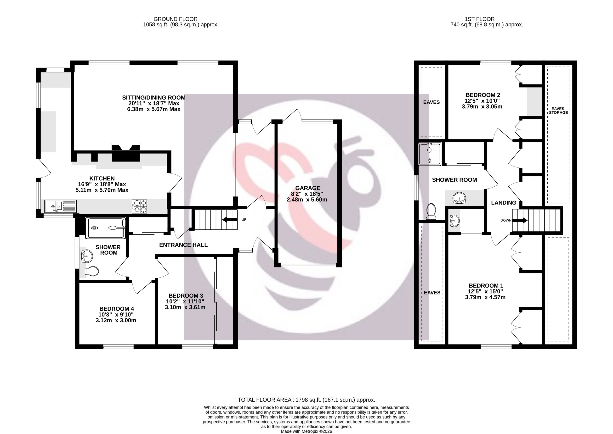 26 Victoria Drive, Camberley floorplan