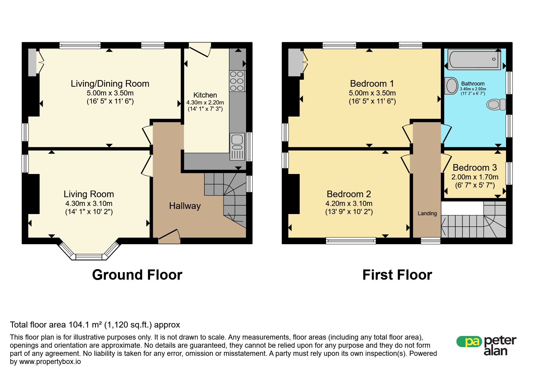 36, Upper Wood Street, Bargoed floorplan