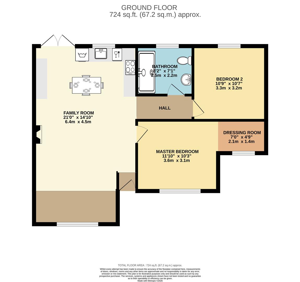 Coppins, Leys Lane, Skipsea floorplan