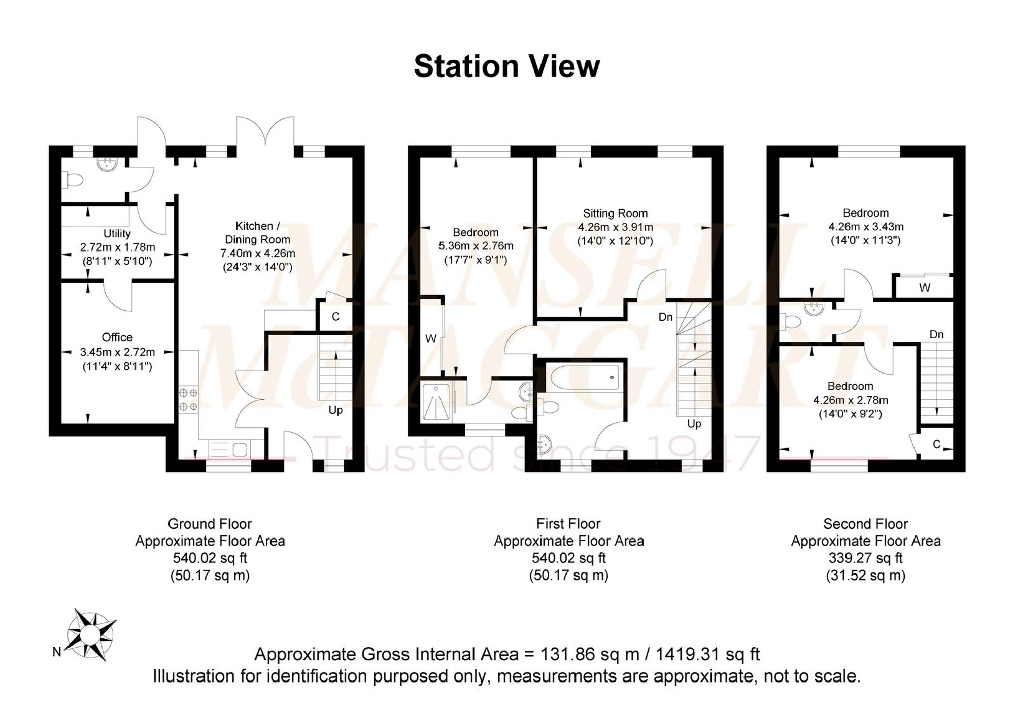 3 Station View, Billingshurst floorplan