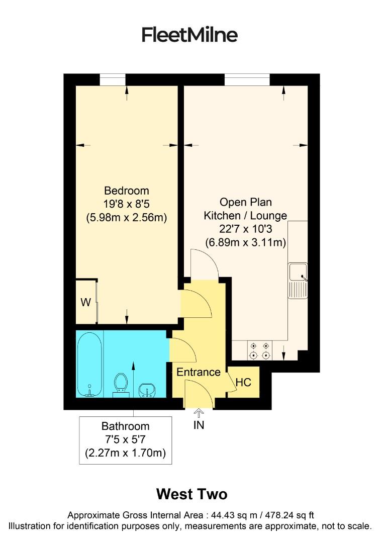 54, West Two, Birmingham floorplan