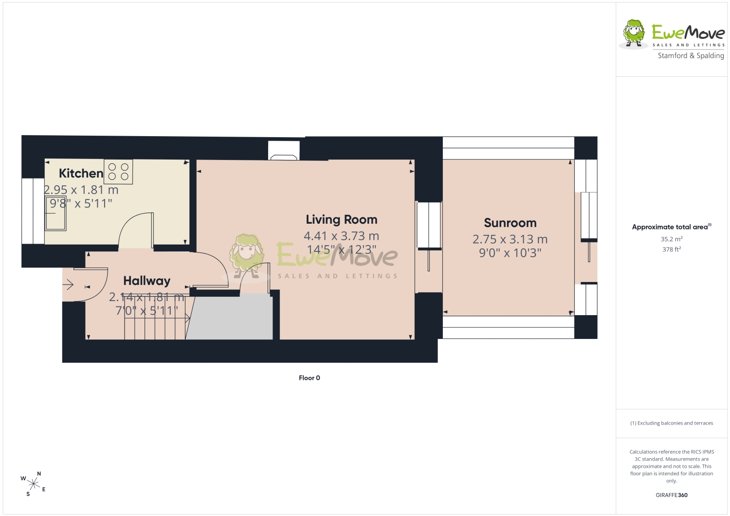 35, Gresley Drive, Stamford floorplan