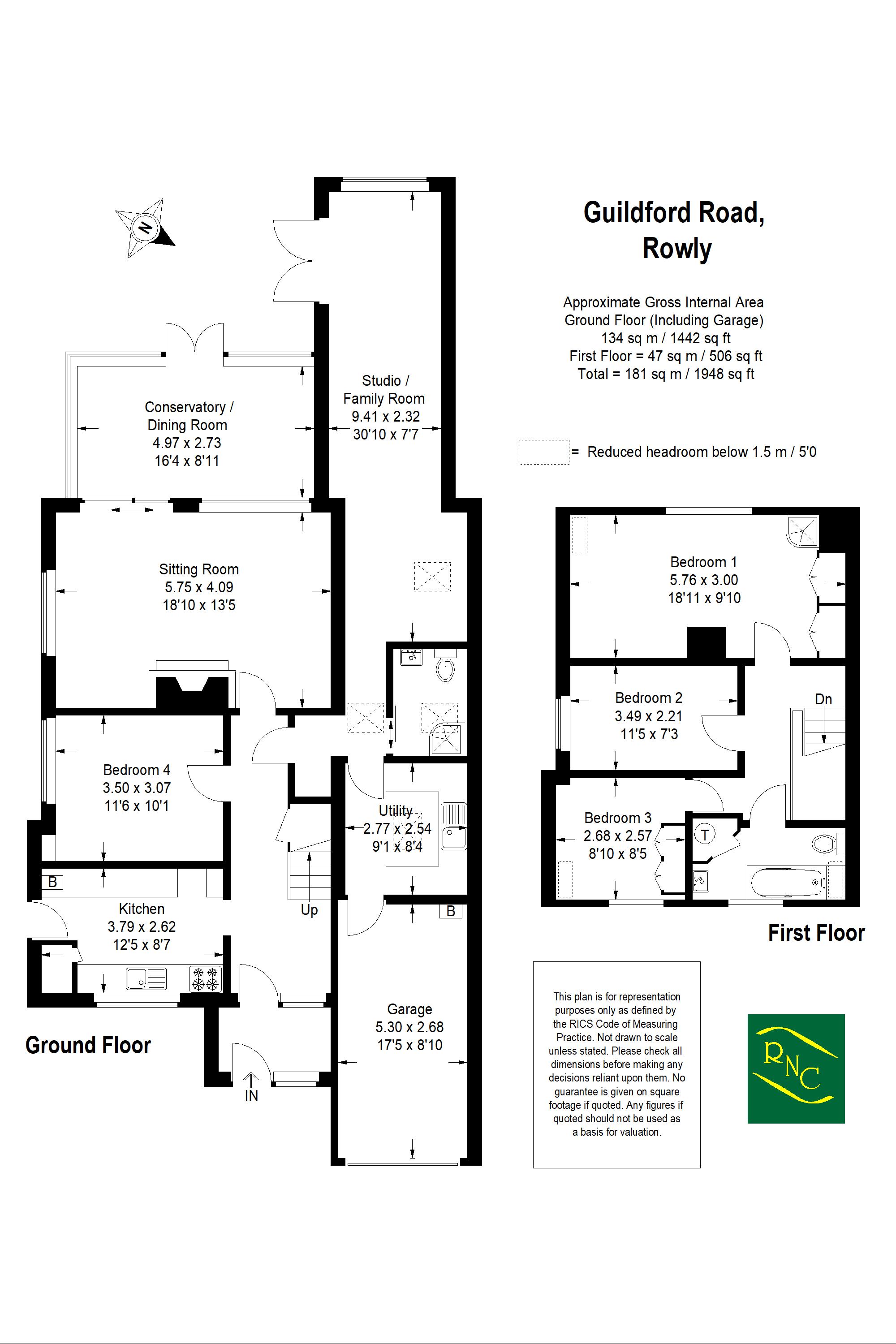 3 Bedrooms Detached house for sale in Guildford Road, Cranleigh GU6