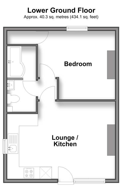 Montague Road, Croydon floorplan