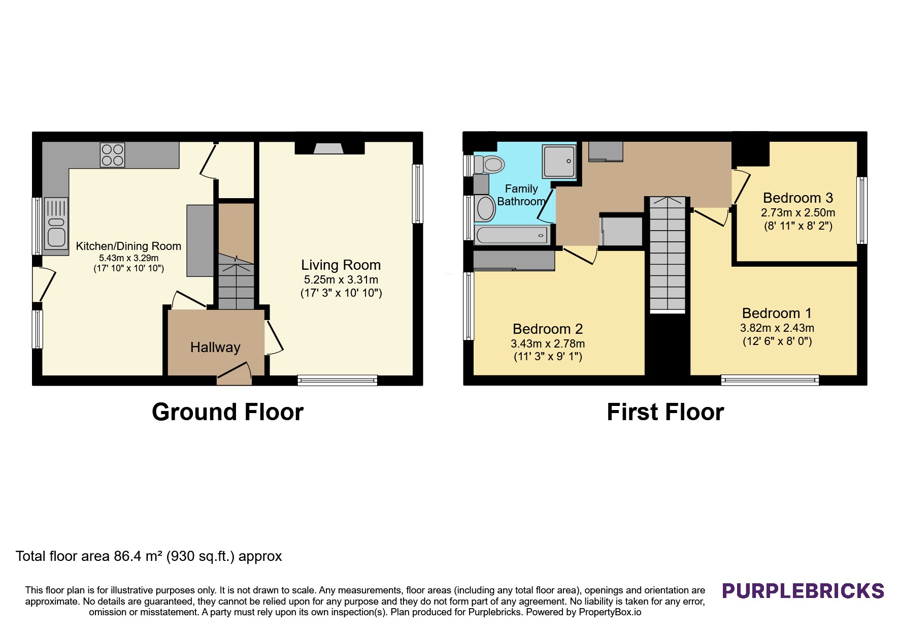 1, Manor Close, Yeadon, Leeds floorplan