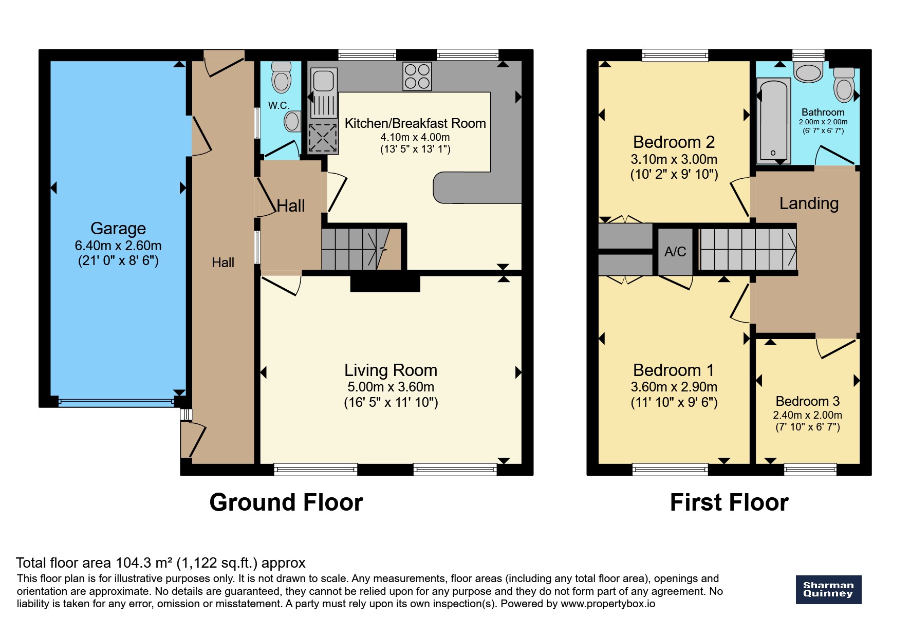 33, Hamlet Close, Huntingdon floorplan