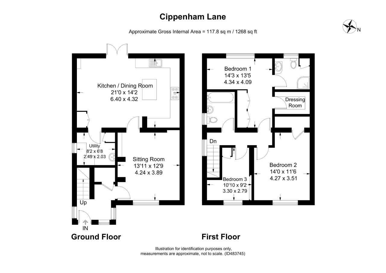 3 Bedrooms Semi-detached house for sale in Hanover Gate, Cippenham Lane, Cippenham, Slough SL1