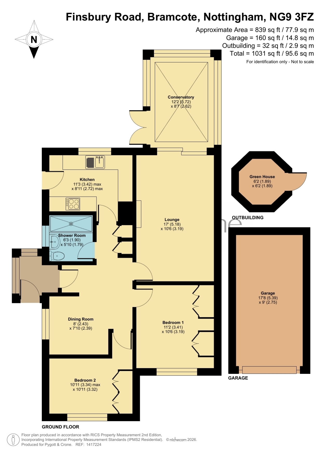 35, Finsbury Road, Nottingham floorplan