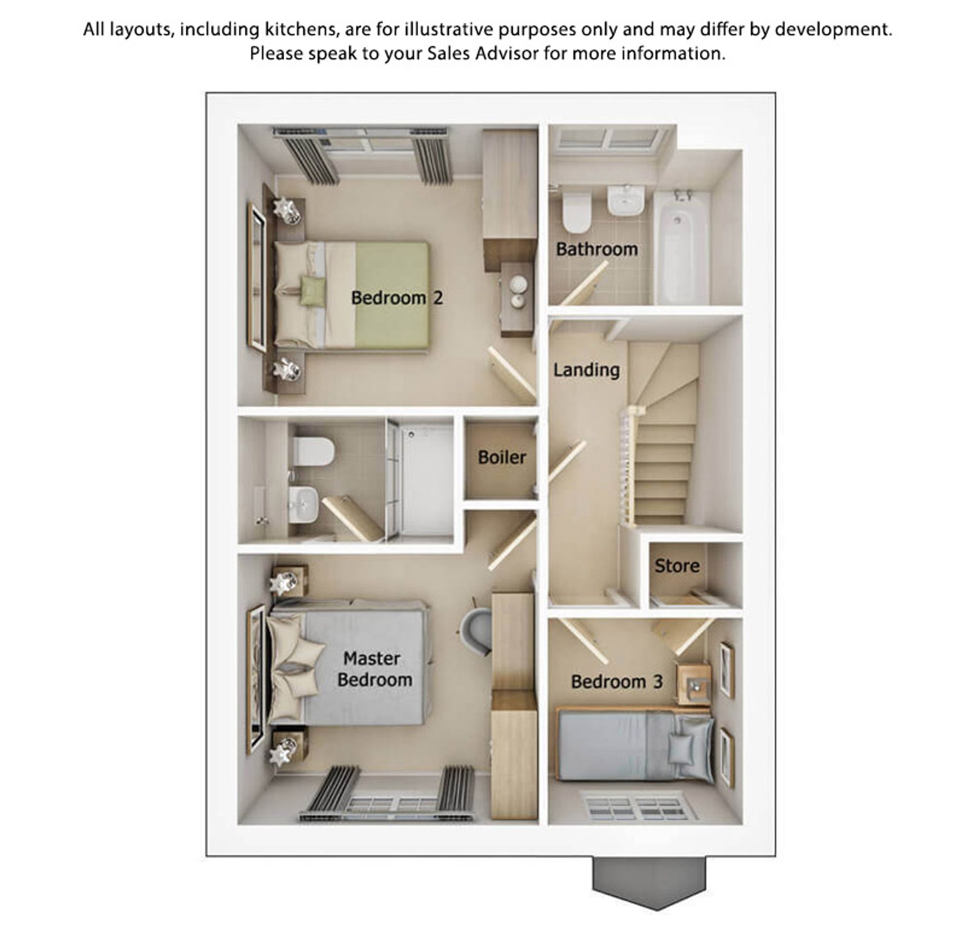 The Bowland, The Oaks, Newcastle Under Lyme floorplan