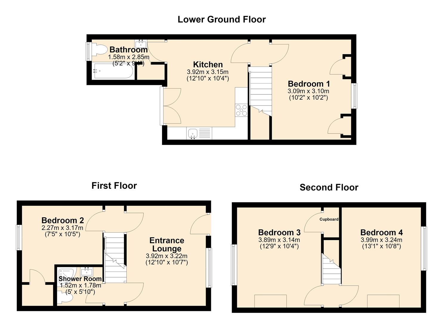 King Street, Gillingham floorplan