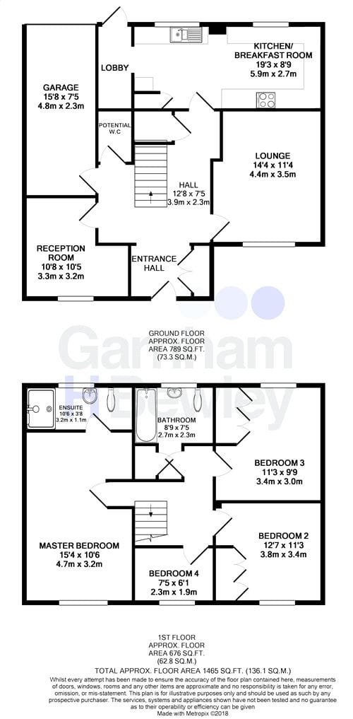 79, Garden Wood Road, East Grinstead floorplan