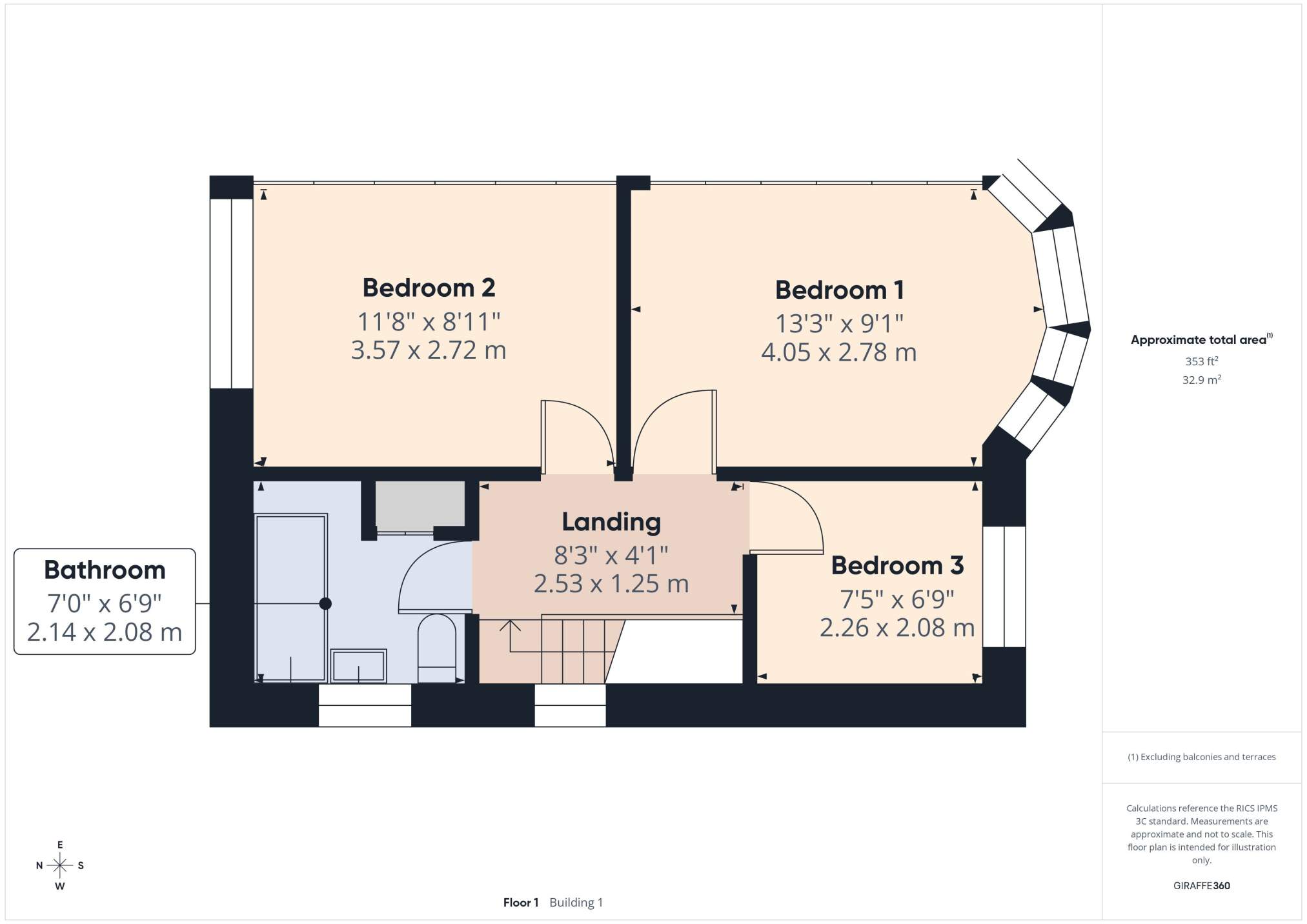 5, Glas Efail, Cardiff floorplan