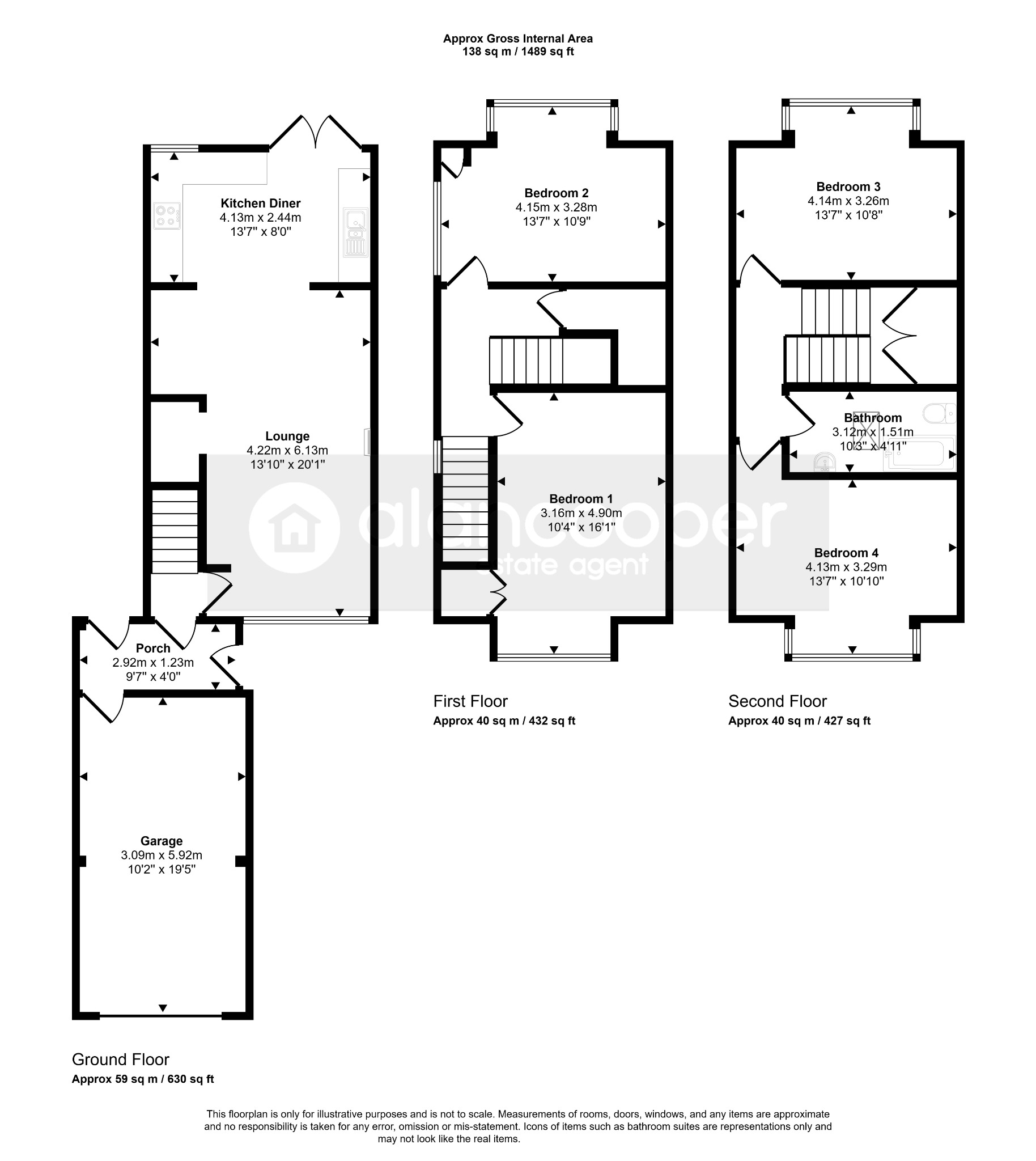 363 Bucks Hill, Nuneaton, Warwickshire floorplan