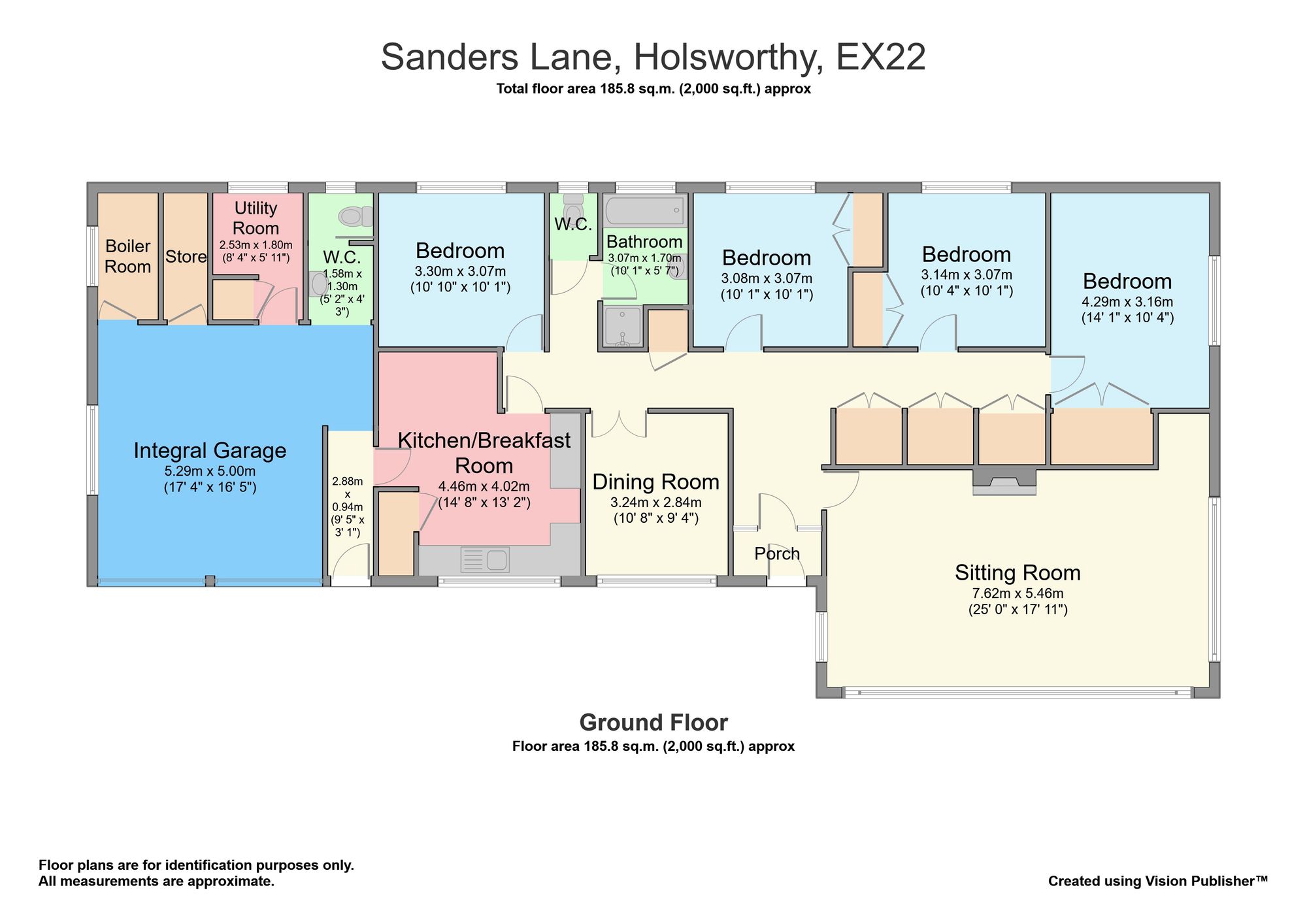 Barn Park Sanders Lane, Holsworthy floorplan