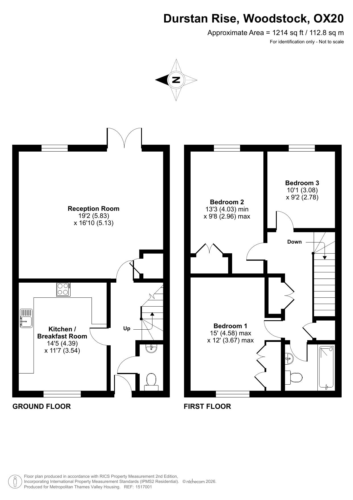Durstan Rise, Woodstock floorplan
