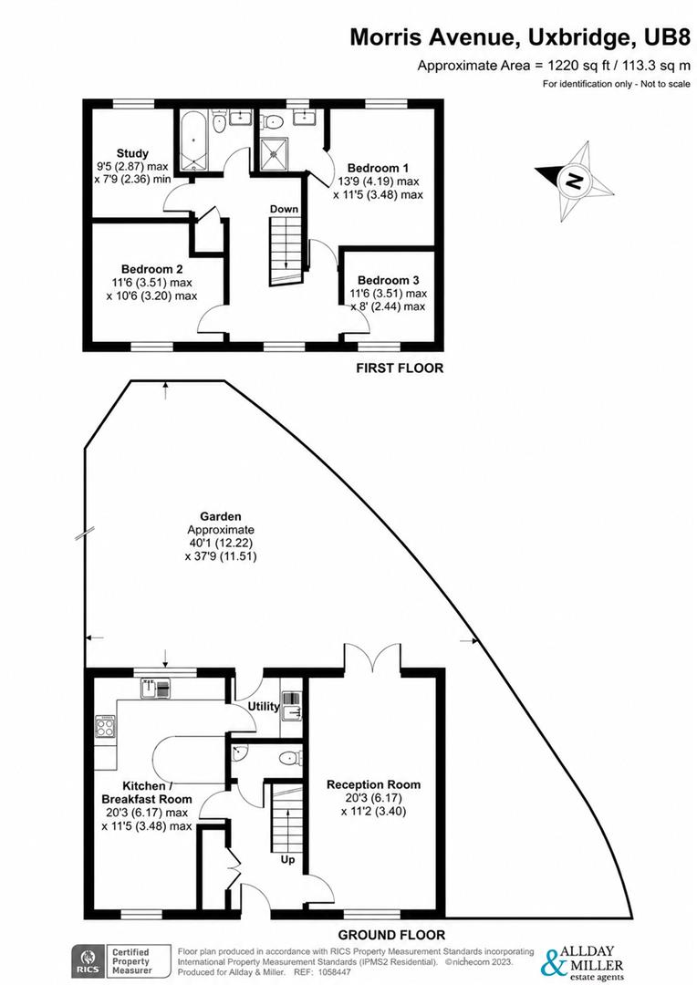 2, Morris Avenue, Uxbridge floorplan