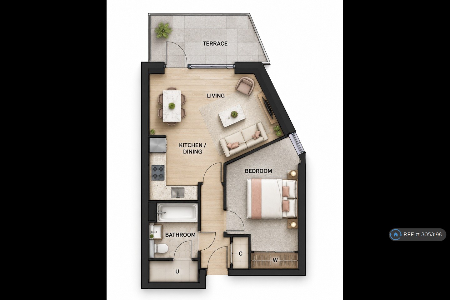 Flat, Hartingtons Court Coster Avenue, London floorplan