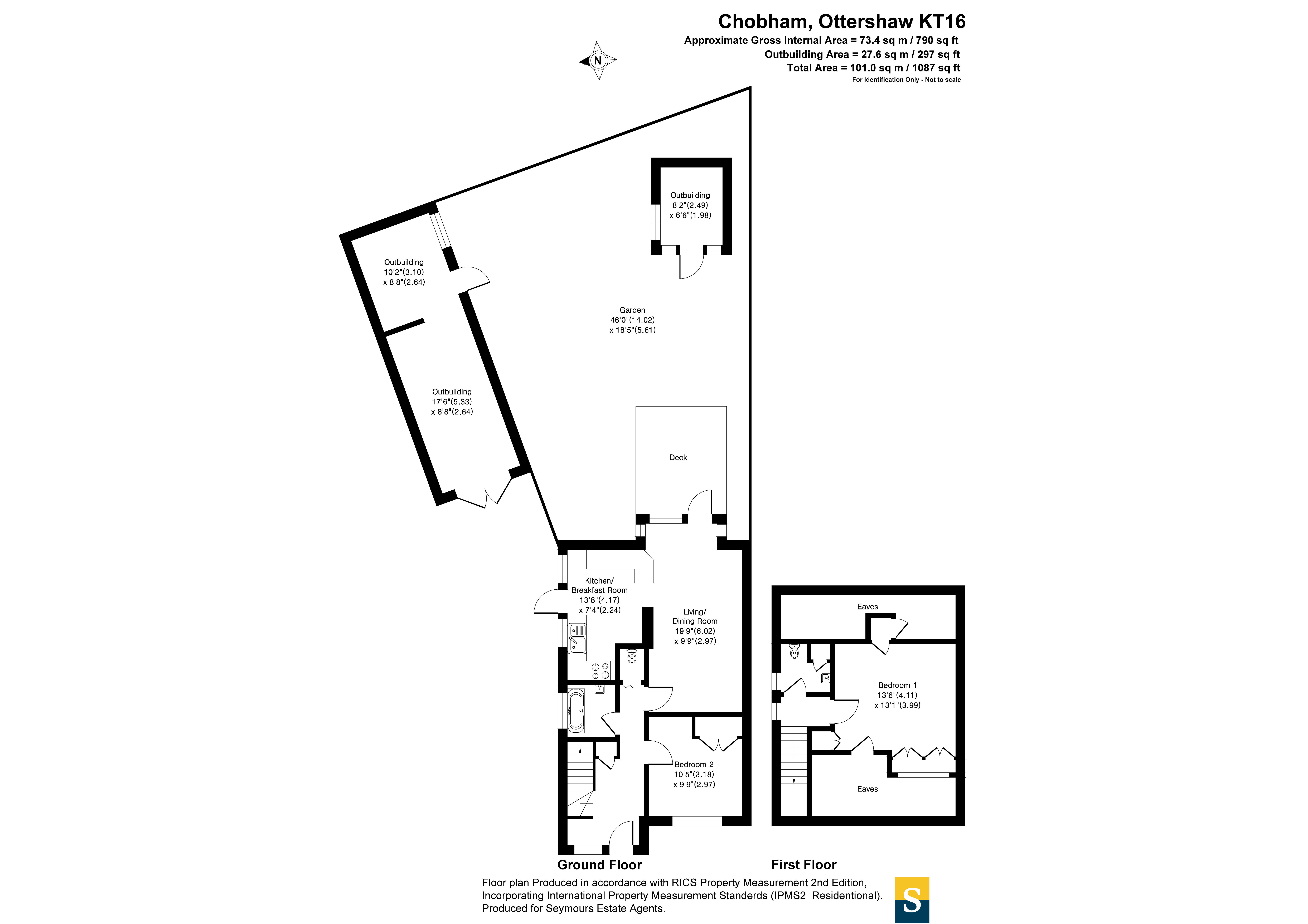 2, Chobham Close, Surrey floorplan