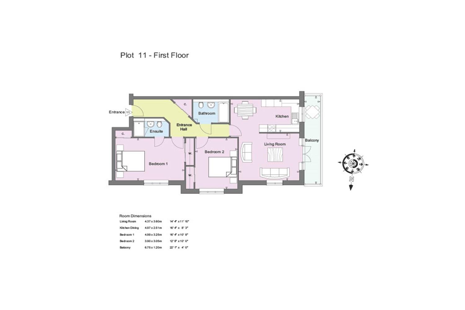 11 Wells Place, Common Hill, West Chiltington floorplan