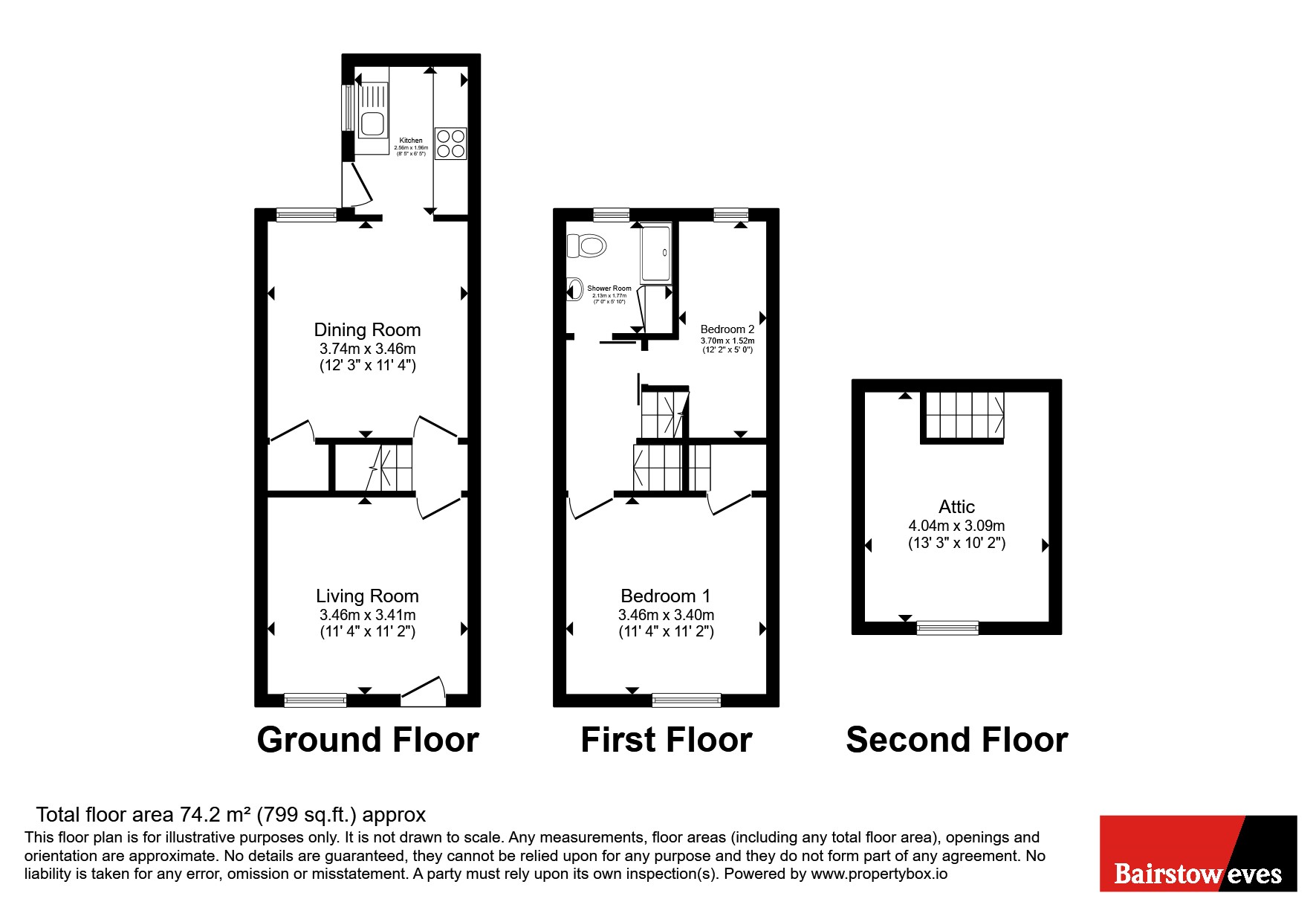 13, Park Street, Nottinghamshire floorplan