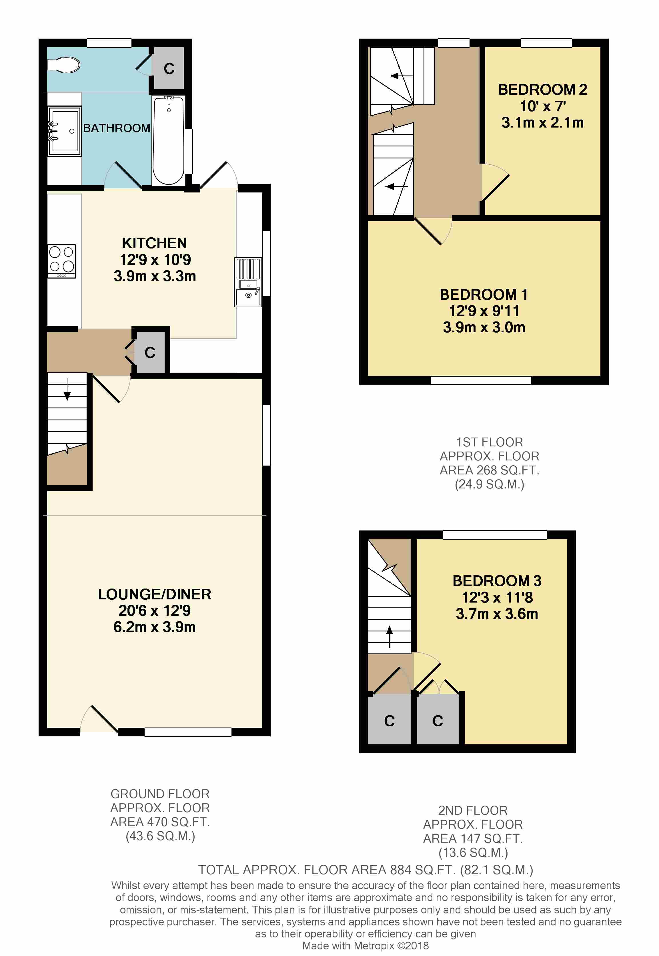 3 Bedrooms Semi-detached house for sale in Castle Street, Bletchingley, Redhill RH1